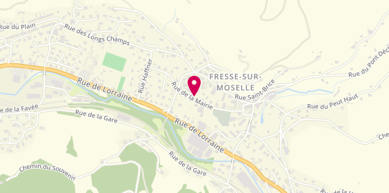 Plan de Entreprise Popic Freres, 10 Bis Rue de la Mairie, 88160 Fresse-sur-Moselle
