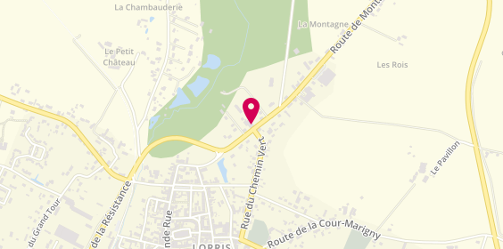Plan de Entreprise de Peinture Degrigny, 17 Faubourg de Montargis, 45260 Lorris