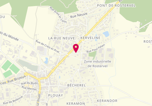 Plan de ROBERT Jean-pierre, 1 Rue Poul Fetan, 56240 Plouay