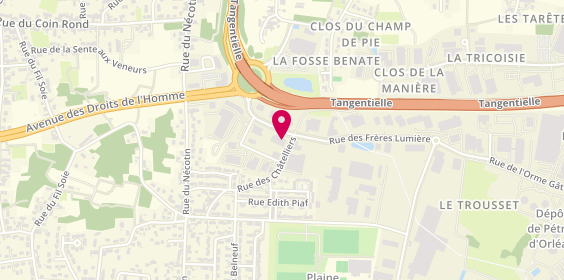 Plan de SAS Gimonet, 25 Rue des Châtelliers, 45000 Orléans
