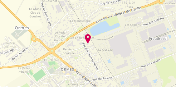 Plan de Entreprise Chesné, 36 Rue des Charronneries, 45140 Ormes