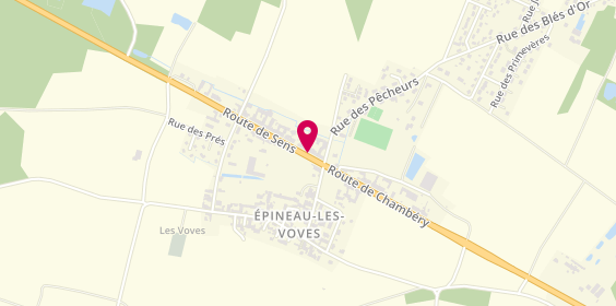 Plan de GENTILHOMME David, 8 Route Sens, 89400 Épineau-les-Voves