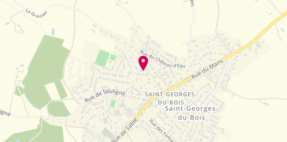 Plan de Pelletier Sylvie, 3 Cours Grand Pré, 72700 Saint-Georges-du-Bois
