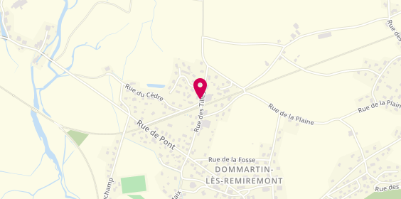 Plan de Raph Lor'n, 255 Rue Tilles, 88200 Dommartin-lès-Remiremont