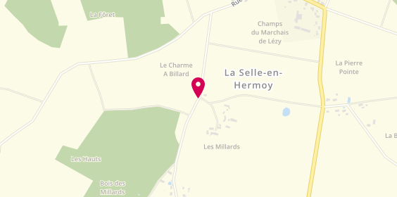 Plan de Entreprise de Peinture LEPAGE Fabrice, La
Les Millards, 45210 La Selle-en-Hermoy