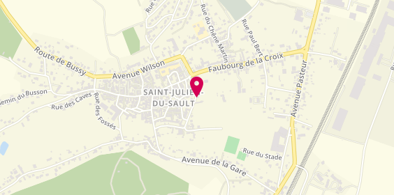 Plan de COURTOIS Eddy, 11 Rue des Huguenots, 89330 Saint-Julien-du-Sault