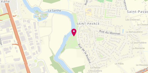 Plan de Eric Gonsard, Zone Aménagement de la Touzardiere, 72190 Saint-Pavace