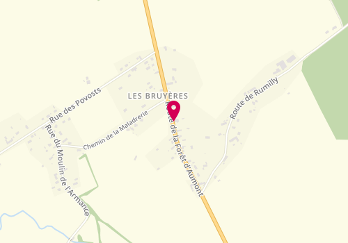 Plan de EIRL Garandel Sylvain, Route Forêt d'Aumont, 10210 Chaource