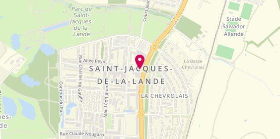 Plan de J2H, 2A Rue Andre Malraux, 35136 Saint-Jacques-de-la-Lande