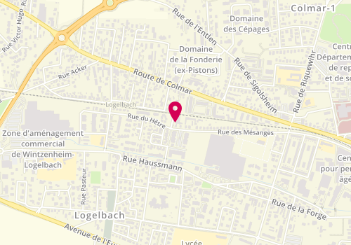 Plan de KILICLI FACADES Crépissage - Isolation, 23 Rue du Hetre, 68124 Wintzenheim