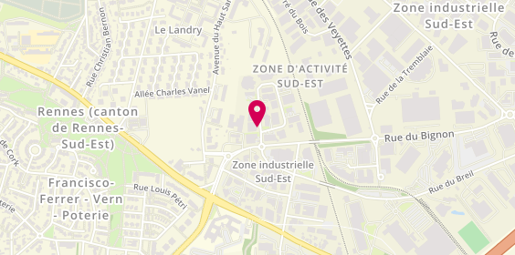 Plan de Entreprise Laferte, 3 Rue du Noyer, 35000 Rennes