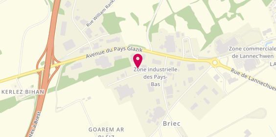 Plan de Centre Europeen de Peinture Industrielle, Zone Industrielle des Pays Bas, Zone 3, Bâtiment 6, 29510 Briec