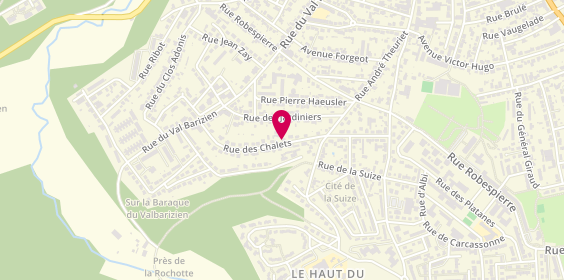 Plan de LC Rénovation Peinture, 30 Rue des Chalets, 52000 Chaumont