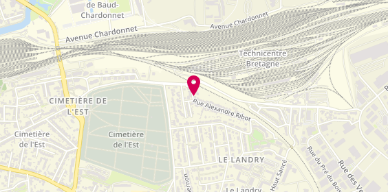 Plan de G.V Décor, 7 Rue Alexandre Ribot, 35000 Rennes