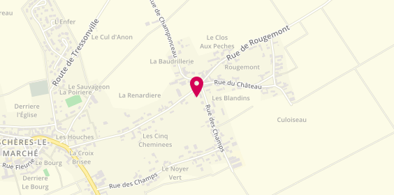 Plan de SALVAT Sébastien, 56 Rue de Rougemont, 45170 Aschères-le-Marché