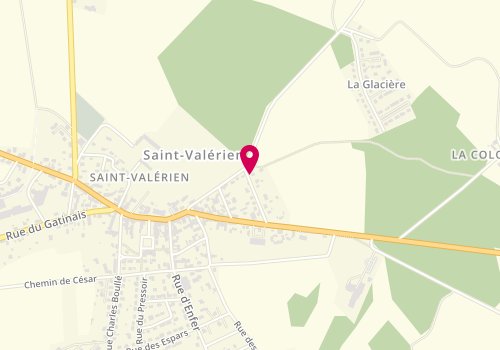 Plan de Vrbatimentdecor, 12 Rue Fleurs, 89150 Saint-Valérien
