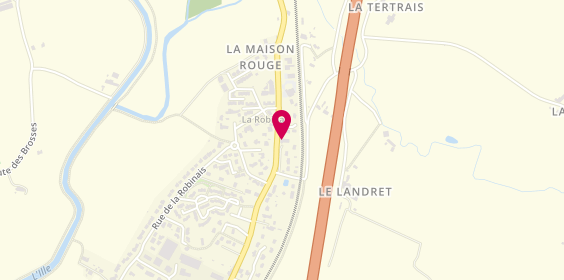 Plan de Carrelage Daniel Pinault, 1 Route du Landret, 35830 Betton
