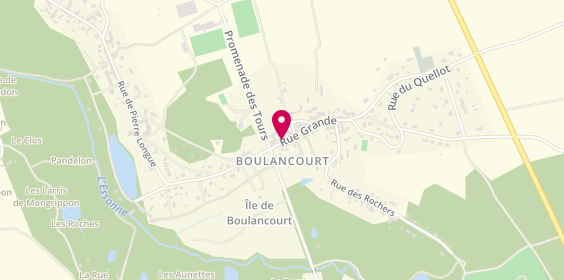 Plan de BOUILLAC Christophe, 29 Rue Grande, 77760 Boulancourt
