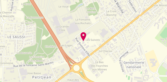 Plan de Tbt, 10 Rue Gustave Eiffel, 10120 Saint-André-les-Vergers