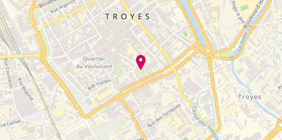 Plan de KLEIN Michel, 21 Rue Jean Louis Delaporte, 10000 Troyes