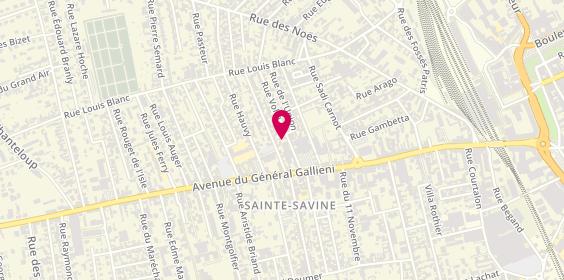 Plan de COULON Peter, 9 Rue Volta, 10300 Sainte-Savine