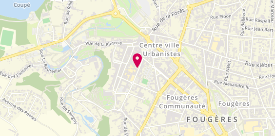 Plan de L'Orangerie, 12 Rue de Verdun, 35300 Fougères