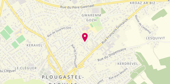 Plan de CALDEIRA Ruï, 19 Rue Xavier Grall, 29470 Plougastel-Daoulas