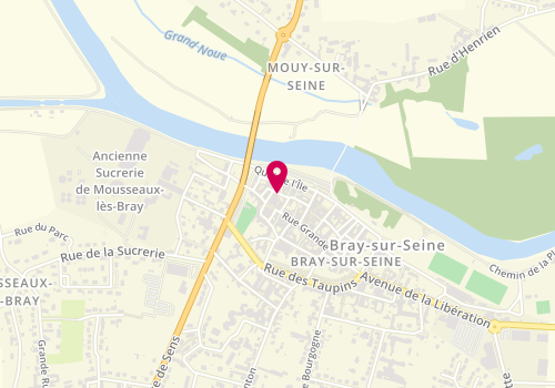 Plan de Etablissements Laurent Devrine, 7 Rue des Ermites, 77480 Bray-sur-Seine