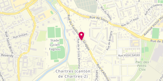 Plan de Arc en Ciel, 74 Rue du Faubourg la Grappe, 28000 Chartres