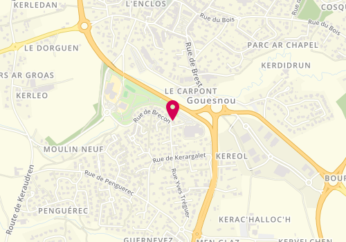 Plan de Le Goff Dornic, 33 Rue de Brécon, 29850 Gouesnou