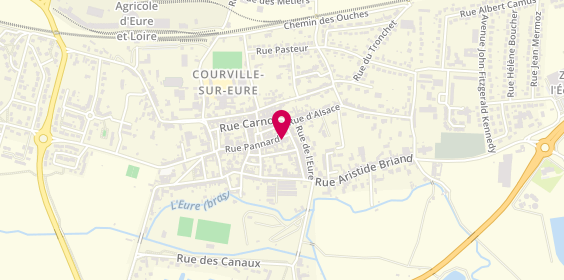 Plan de Janvrin Frères, 60 Rue Pannard, 28190 Courville-sur-Eure