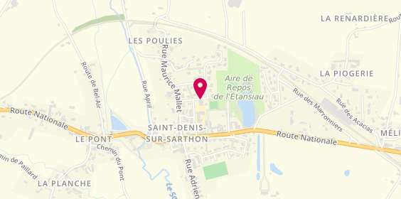 Plan de BESSON Philippe Jean Gabriel, 8 Rue des Iris, 61420 Saint-Denis-sur-Sarthon