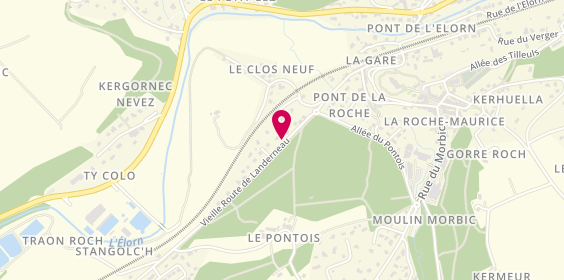 Plan de Lm Peinture, 6 Vieille Route de Landerneau, 29800 La Roche-Maurice