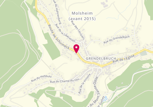Plan de SIGRIST Hubert, 19 Route de Schirmeck, 67190 Grendelbruch