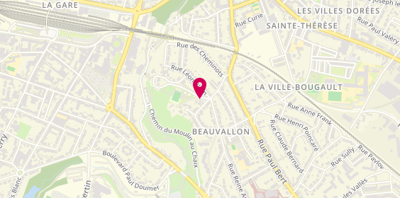 Plan de MORIN Jean-Pierre, 22 Place Jacquard, 22000 Saint-Brieuc