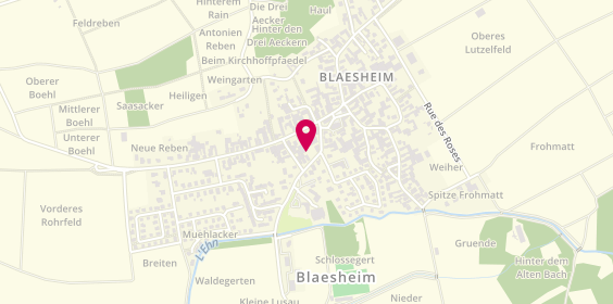Plan de Altun, 6 Rue Moulin, 67113 Blaesheim