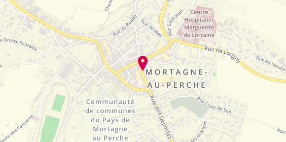 Plan de PB Service, 15 Rue Aristide Briand, 61400 Mortagne-au-Perche