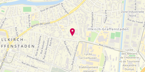 Plan de Decostar, 12A Rue Lixenbuhl, 67400 Illkirch-Graffenstaden