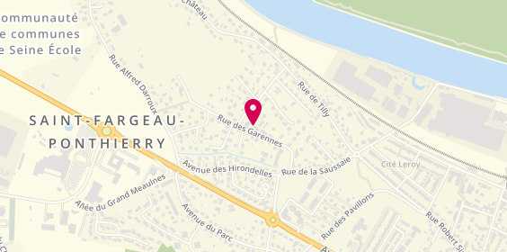 Plan de B'L Peinture, 210 Rue des Garennes, 77310 Saint-Fargeau-Ponthierry