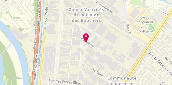 Plan de Maps, 15 Rue Schertz, 67100 Strasbourg