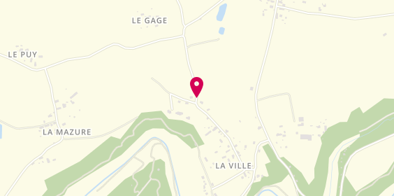 Plan de Cahoreau Peinture, 20 Route de la Ville, 50540 Isigny-le-Buat