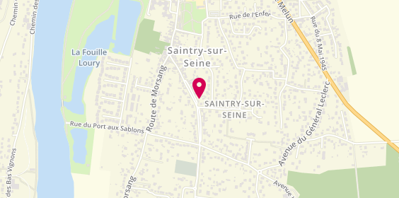 Plan de Amg, 14 Rue du Renard, 91250 Saintry-sur-Seine