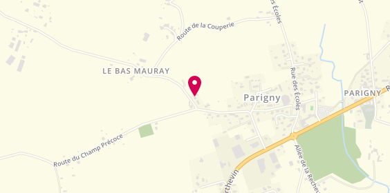 Plan de JEANNE Christian, 30 Route du Mauray, 50600 Grandparigny