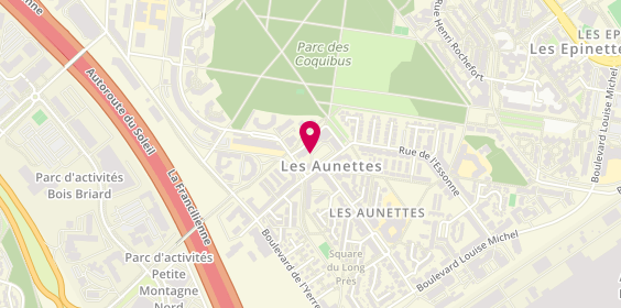 Plan de Bouraoui Bat, 18 Place des Aunettes, 91000 Évry-Courcouronnes