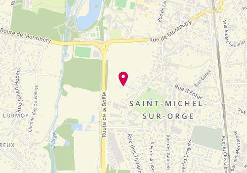 Plan de M.Georges, 40 Ter Rue des Tiphoines, 91240 Saint-Michel-sur-Orge