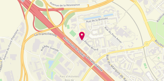 Plan de SMPI Embellissement entrepôts, 14 Rue du Plessis Briard, 91080 Évry-Courcouronnes