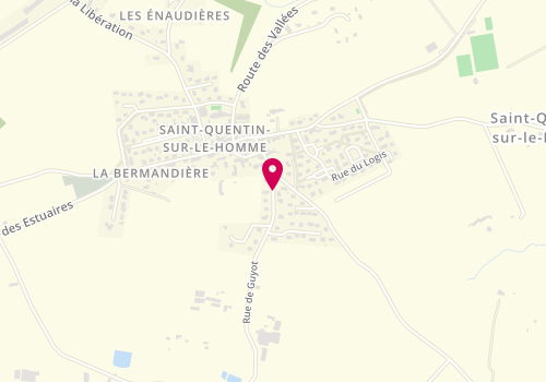 Plan de Lepesant Romain, 3 Rue Guyot, 50220 Saint-Quentin-sur-le-Homme