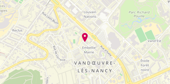 Plan de Styl'Peinture, 8 Rue de Lisbonne, 54500 Vandœuvre-lès-Nancy
