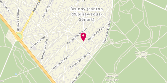 Plan de Innov-Peinture, 48 avenue de Paris, 91800 Brunoy