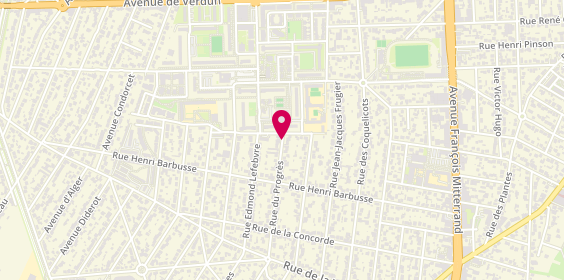 Plan de Lebonrenov, 43 Rue Progrès, 91200 Athis-Mons